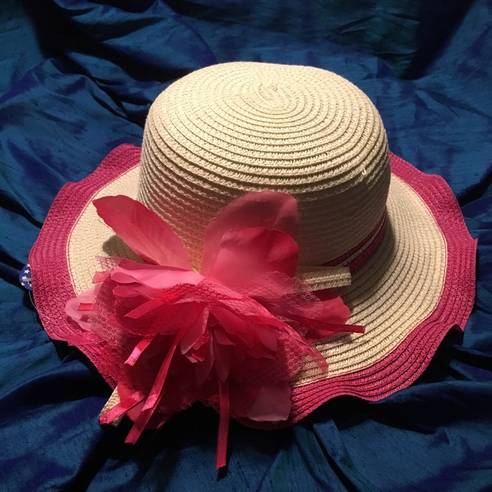 PINK AND BEIGE STRAW GLORY